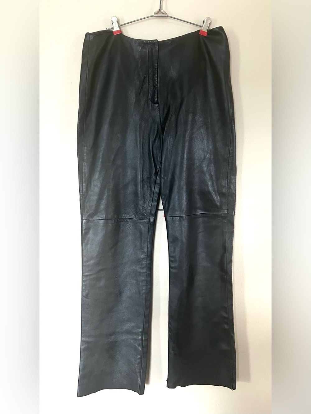 Margaret Godfrey 100% Black Leather Pants